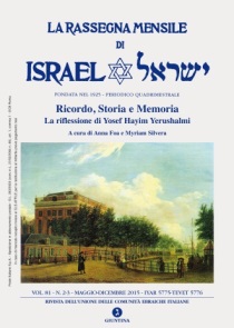 La_Rassegna_mensile_di_Israel_VOL._81/2-3_(Ricordo,_storia_e_memoria._La_riflessione_di_Yosef_Hayim_Yerushalmi)